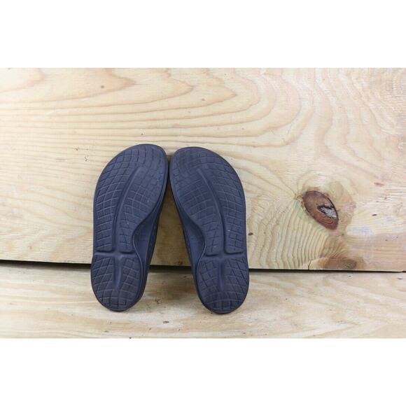 Oofos Sandals Ooriginal Oofoam Womens 9 Black Recovery Thong Slide - Picture 5 of 6